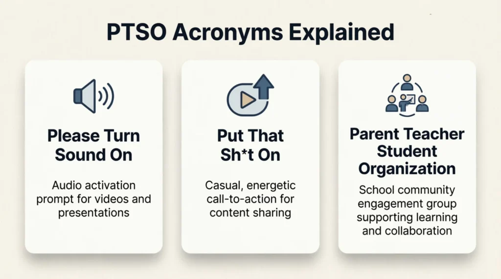 Why People Use “PTSO”