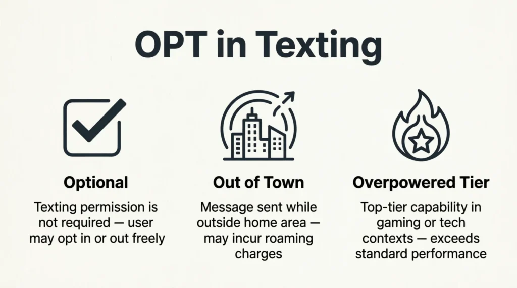 What Does “OPT” Mean in Text?