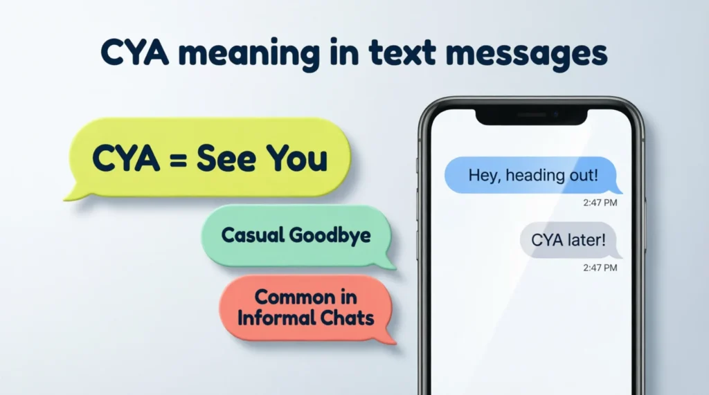 What Does CYA Mean in Texting?