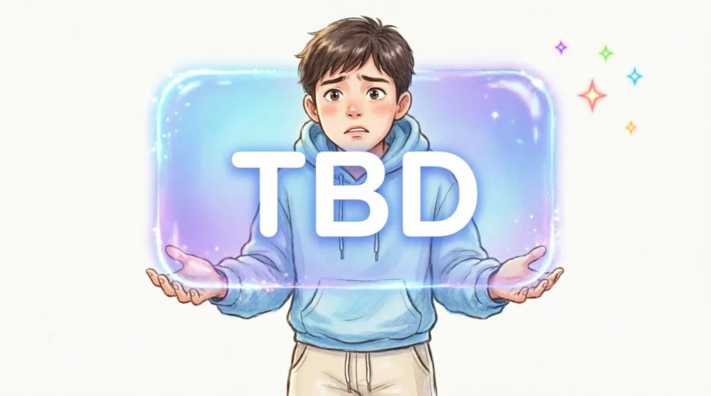 What Does TBD Mean in Text Messages?